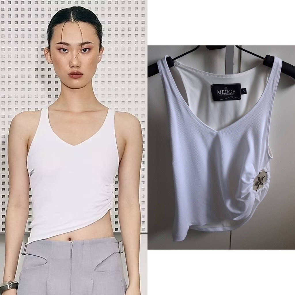 เสื้อคอวี แบรนด์Merge ของแท้