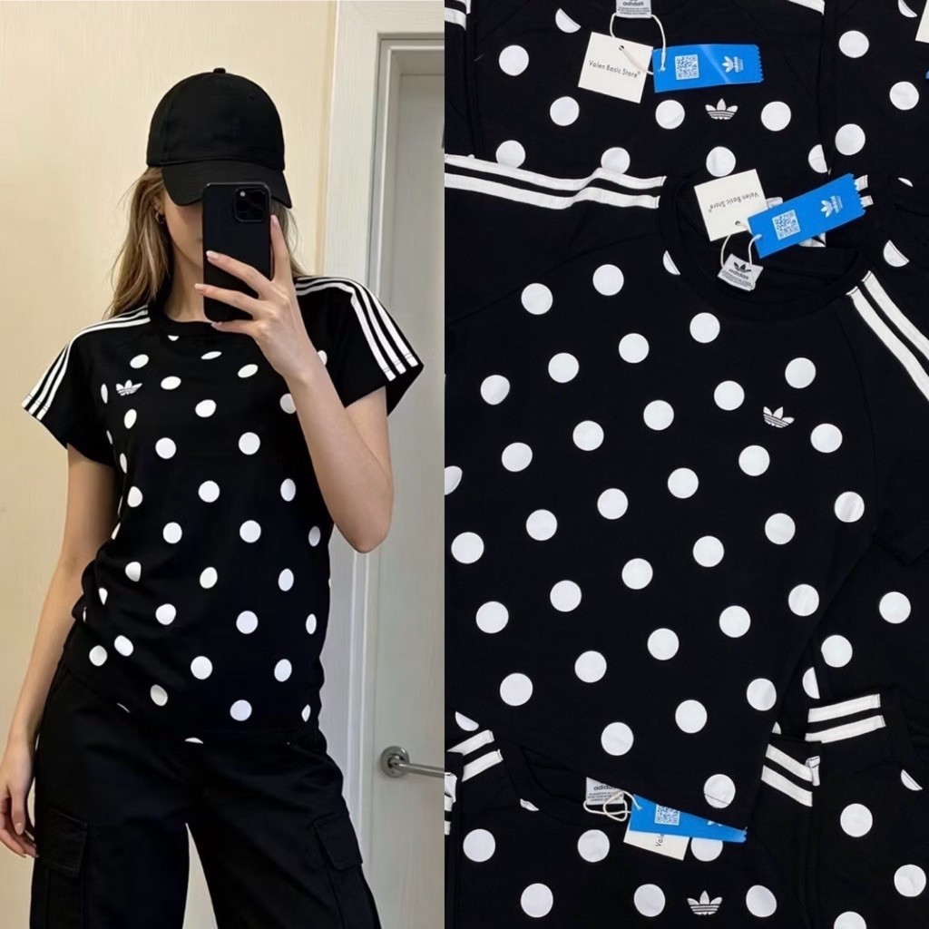 Adi polkadot babyteeเสื้อคอกลมแขนสั้นลายpolkadot รุ่นฮิตต งานตามหา