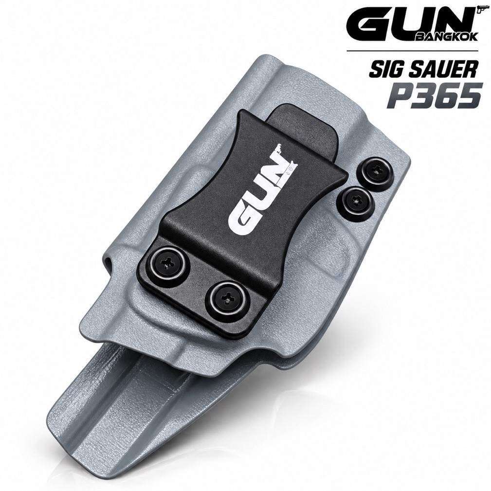 ซองพกใน SIG P365​  IWB GUNBANGKOK | ล็อคแน่น ดึงลื่น พกซ่อนมั่นใจ Handmade ปรับแต่งได้ รับประกันตลอด