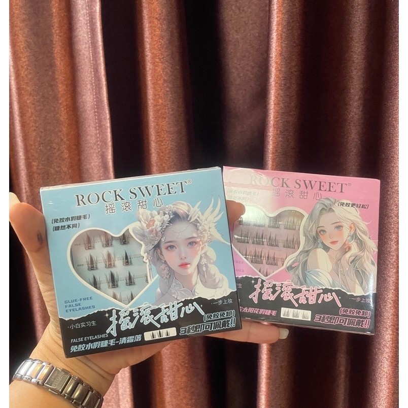 ขนตาปลอม Rock Sweet สีพาสเทล
