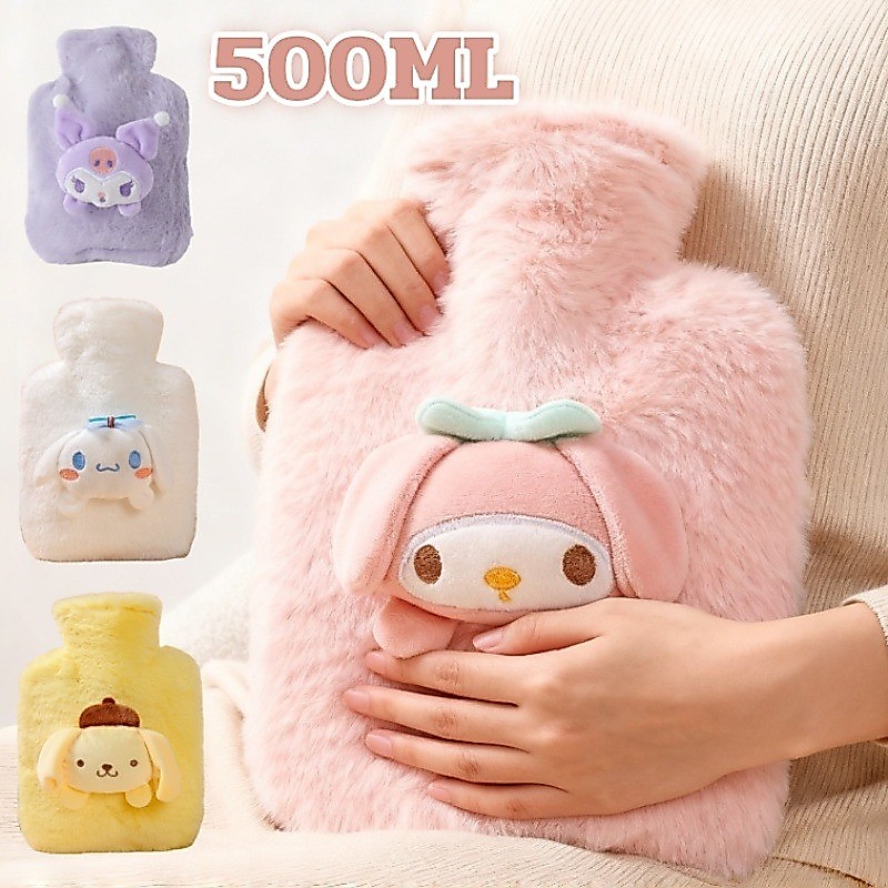 กระติกน้ำร้อน  สุดน่ารักนี้ทำจากขนกระต่ายคุณภาพพรีเมียม มีความจุ 500 ML ช่วยลดอาการ ปวดประจำเดือน ลดบวม