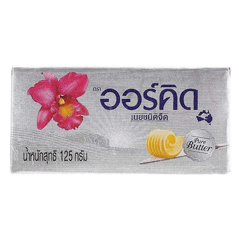 ออร์คิดเนยรสจืด 90กรัม Orchid Unsalted Butter 90g.