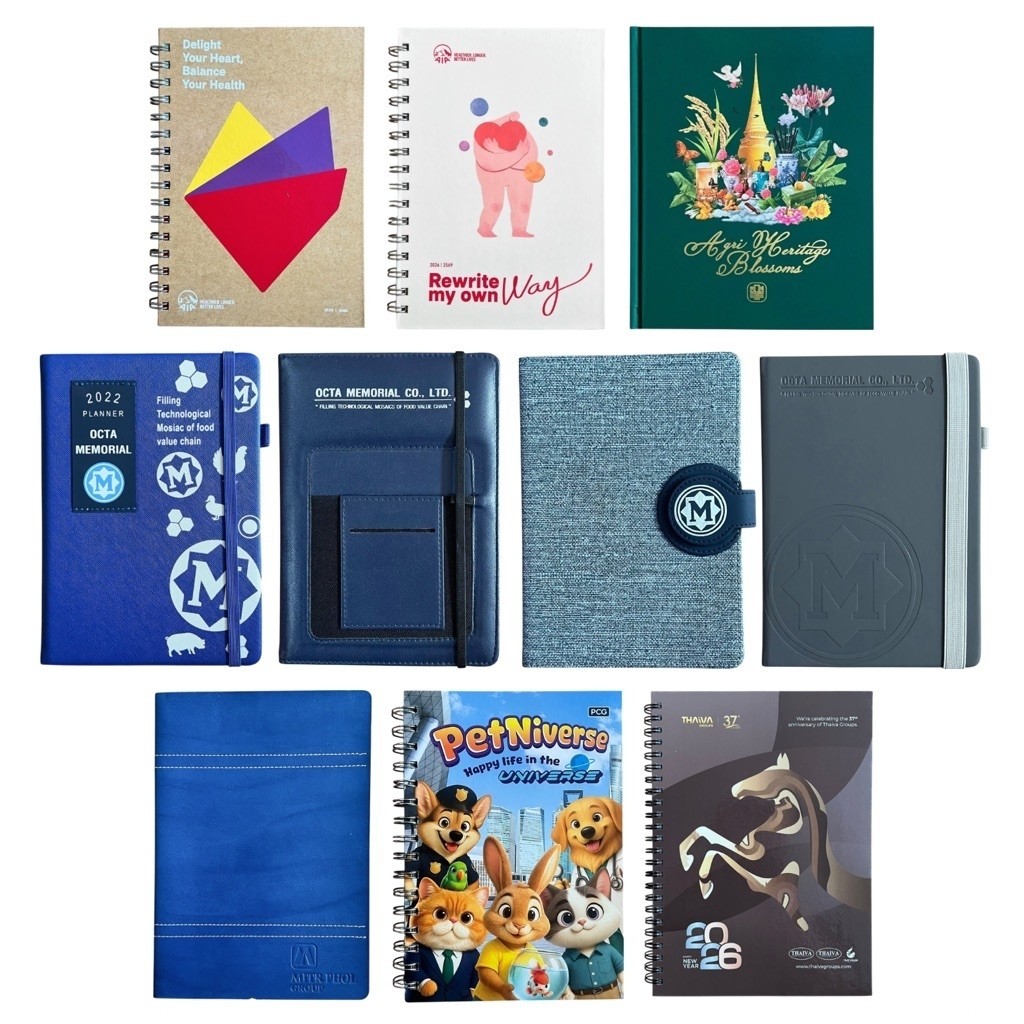 [พร้อมส่ง] สมุดโน้ต สมุดบันทึก สมุดแพลนเนอร์ ปีเก่า 2015-2026 สินค้าใหม่มือหนึ่ง