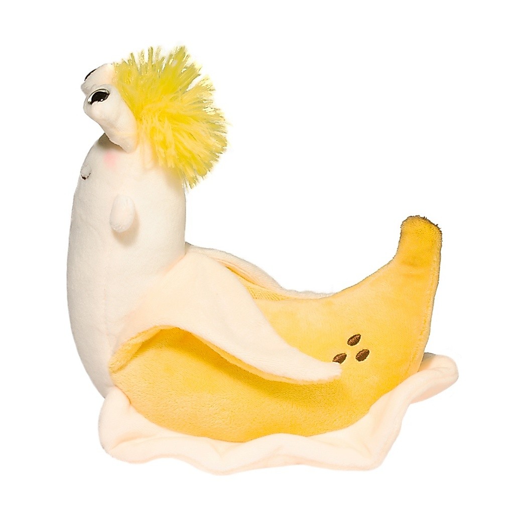 Vinnie Banana Slug Macaroon ตุ๊กตามาการูนทาก วินนี่ ใส่ชุดกล้วย — صورة 2