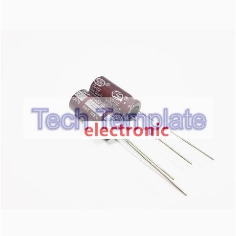 ((10 ชิ้น) Long Life Electrolytic Capacitor 250V10UF 10UF250V 10X20 In-Line Electrolytic Capacitor