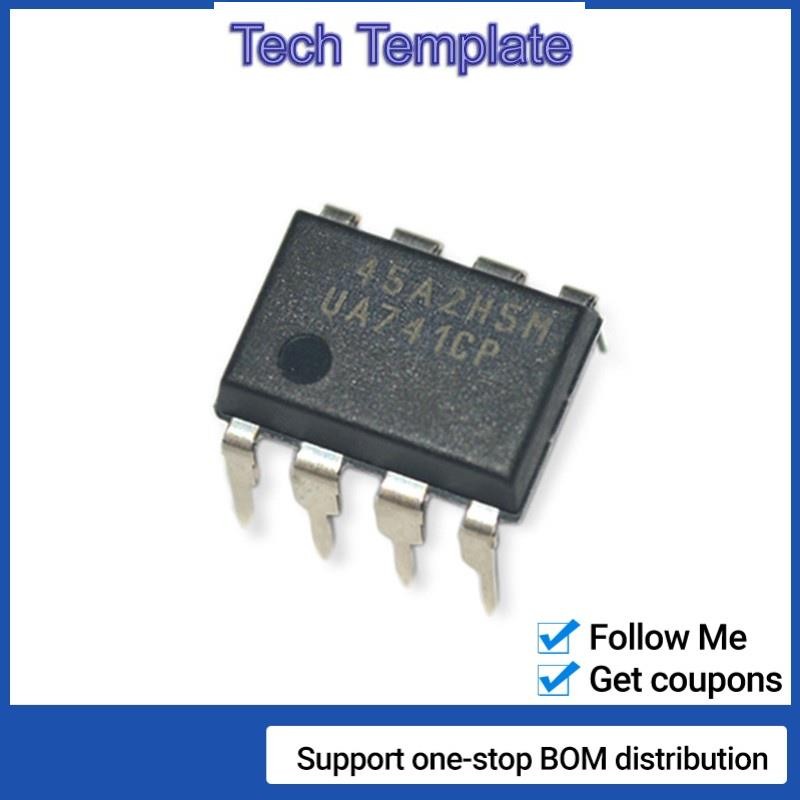 เครื่องขยายเสียง UA741 UA741CN UA741CP DIP-8 OP 20 ชิ้น