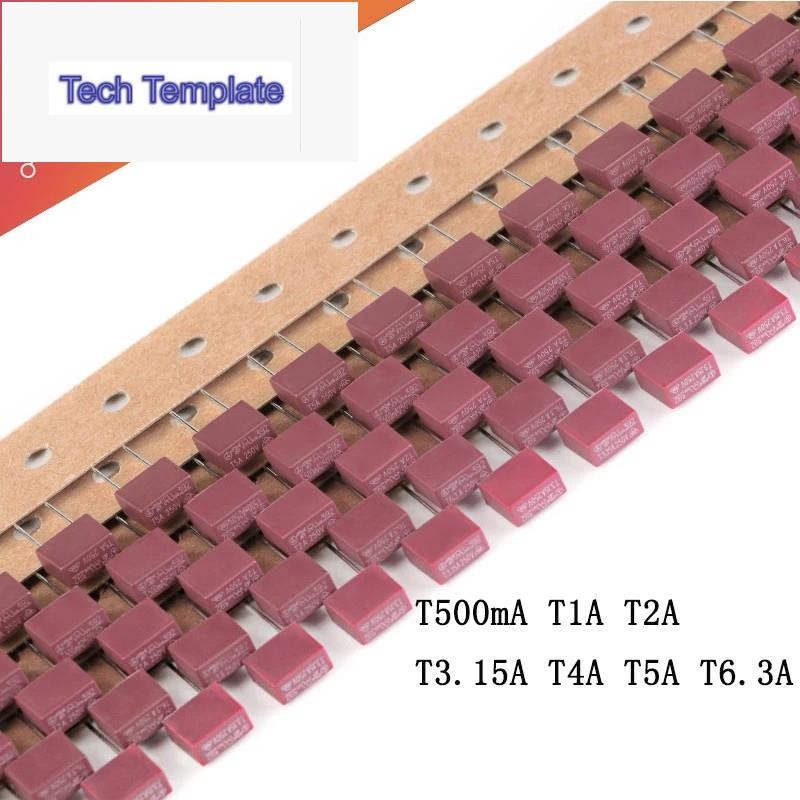 20pcs/ 50pcs 🇹🇭 ฟิวส์กลม Cylindrical Fuses T0.5A T1A T1.6A T2A T2.5A T3.15A T4A T5A T6.3A T8A T10A T