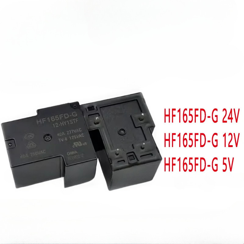 5-10 ชิ้น/ล็อต HF165FD-G/12-HY1STF HF165FD-G/24-HY1STF HF165FD-G/5-HY1STF DIP-4 SPST-NO ใหม่รีเลย์ไฟ