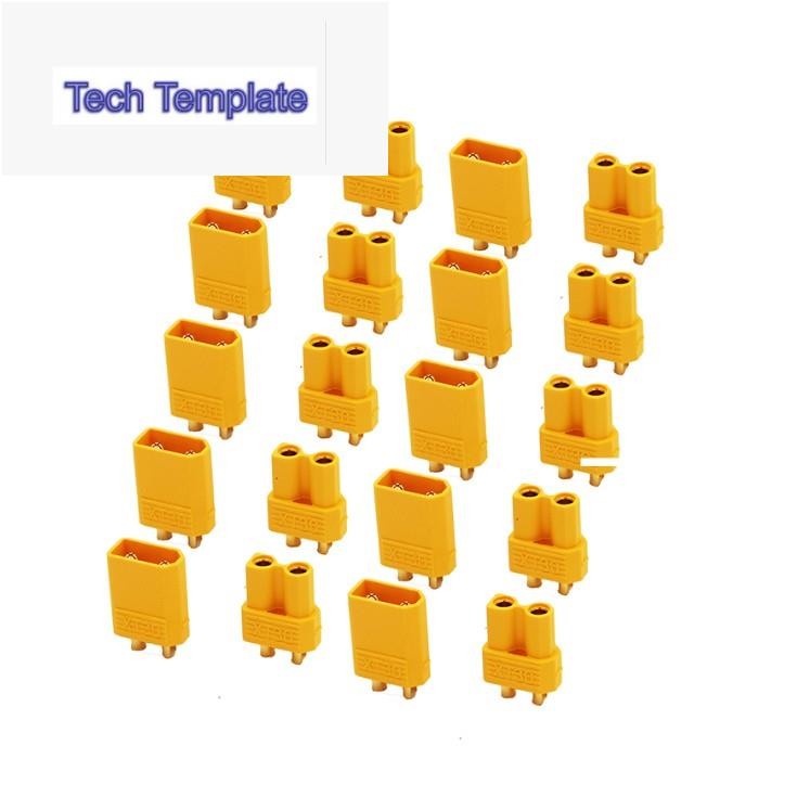 ปลั๊กเชื่อมต่อแบตเตอรี่ XT30 ตัวผู้ ตัวเมีย สําหรับโดรนบังคับ 10 คู่