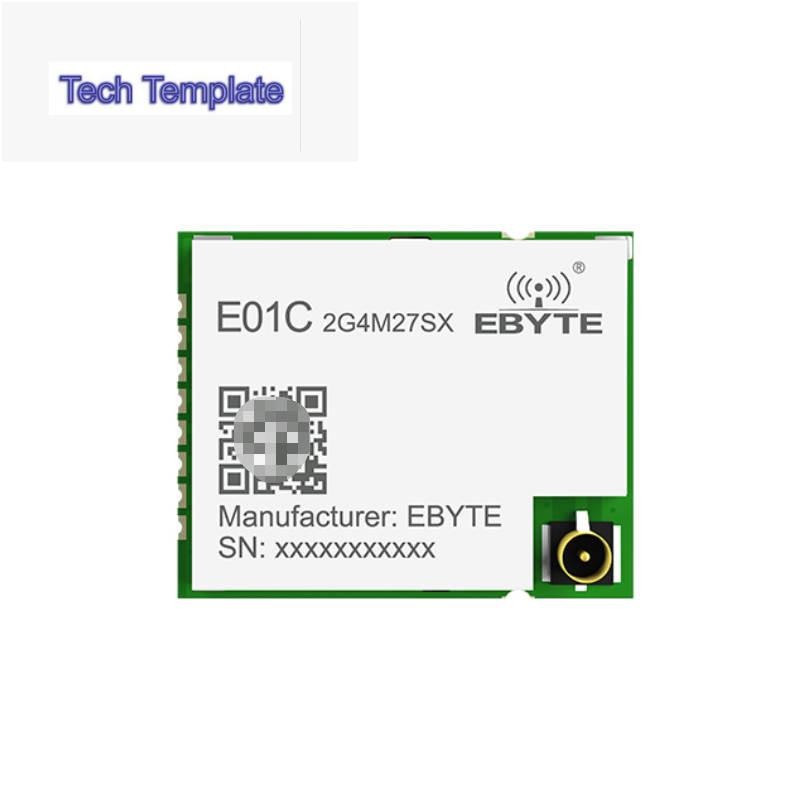 EBYTE E01C-2G4M27SX SI24R1 โมดูลไร้สาย 2.4GHz 4km เครื่องรับส่งสัญญาณ Rf ระยะไกลพร้อมอินเทอร์เฟซเสาอ
