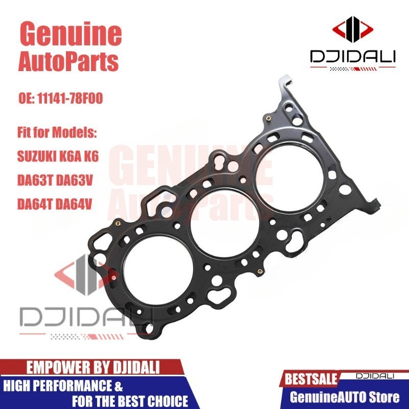 Head GASKET เหมาะกับ SUZUKI K6A K6 (3CLY.) Da63t, DA63V, DA64T, DA64V,11141-78F00(วัสดุโลหะ)
