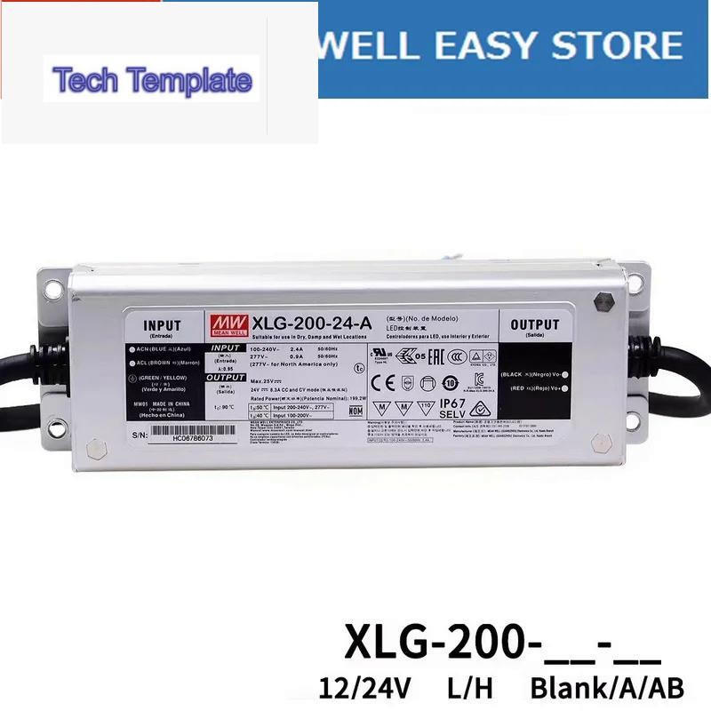 MEAN WELL XLG-200 XLG-200-12-A XLG-200-24-A XLG-200-HA XLG-200-LA XLG-200-H-AB XLG-200-L-AB MEAN XLG