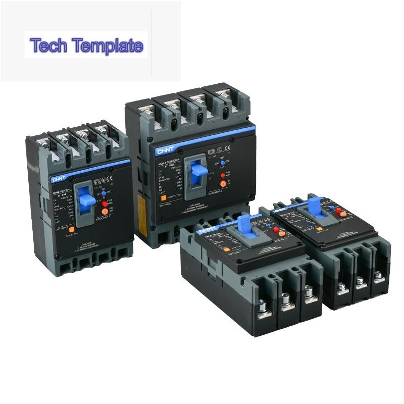 CHINT ELCB RCBO 63A-630A ป้องกันการรั่วไหล Circuit Breaker NXMLE Series NSX100 NSX100N NSX160 NSX160