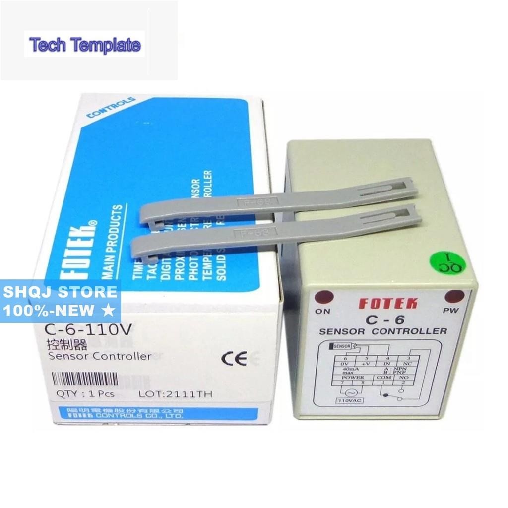 Fotek 100%-ใหม่ C-6-24V C-6-110V C-6-220V SENSOR CONTROLLER เดิม