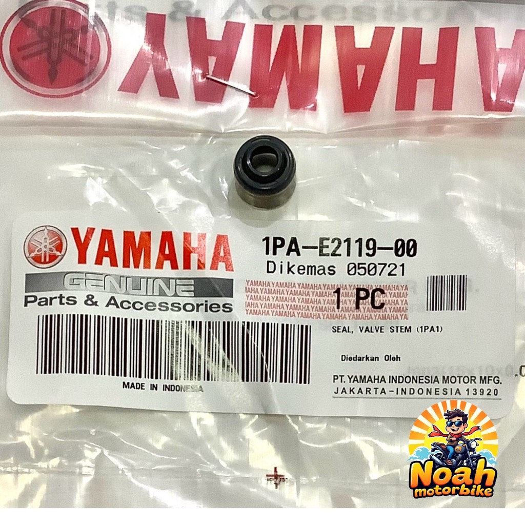 ซีลก้านวาล์ว R15 (ปี2016), M-SLAZ, EXCITER แท้ YAMAHA [1PA-E2119-00] YZF-R3 / YZF-R15 ยางก้านวาว ซิล