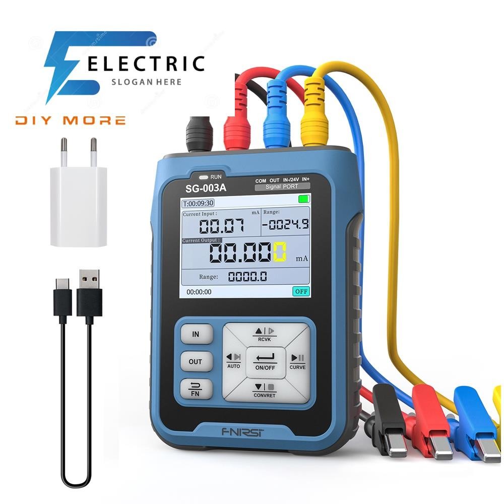 Diymore FNIRSI SG-003A เครื่องกําเนิดสัญญาณ อเนกประสงค์ แรงดันไฟฟ้า 4-20ma และการปรับเทียบขั้นตอนอนา