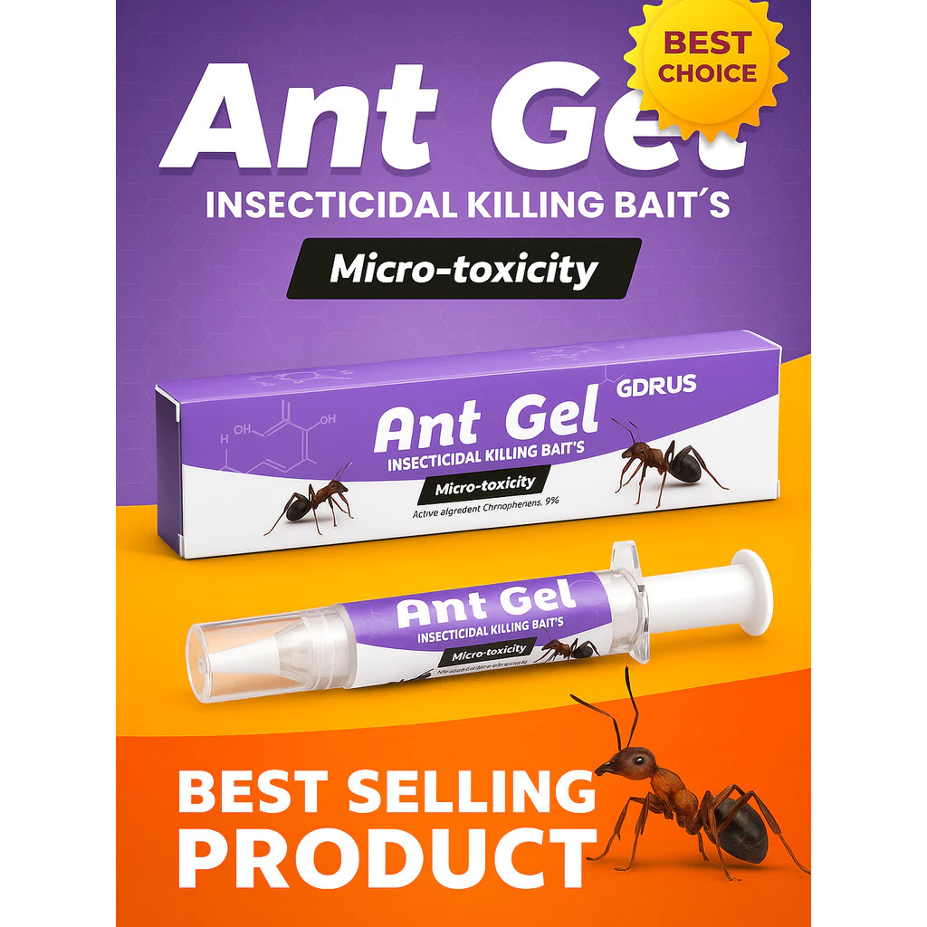 AntGel กำจัดมดแรงเวอร์! ของแท้ 100% หยดเดียวมดตาย ไม่กลับมากวนใจอีก