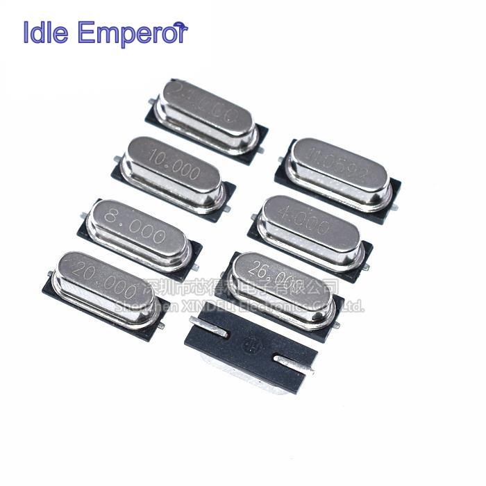 Patch Passive Crystal Vibration 49SMD 4M 6 8M 10 12M 16M 13.56M 20M 24 25 26MHZ 4.000M 6.10M 8.000M 