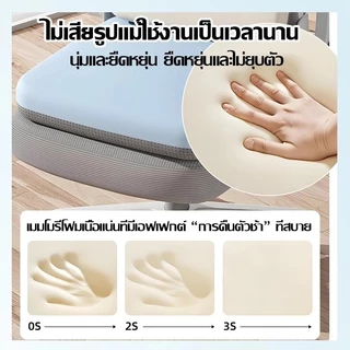 เบาะรองนั่ง เบาะฟองน้ำ ล้องเก้าอี้ หนานุ่มนั่งสบาย เบาะรองนั่งทรงสีเหลี่ยม คลายเครียด ออฟฟิศ โฮม ใช้ได