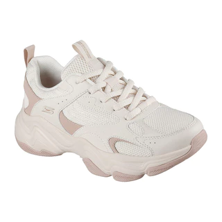 Skechers สเก็ตเชอร์ส รองเท้าลำลองผู้หญิง Women BOBS Sport Diego Casual Shoes - 117685-NAT Memory Foam