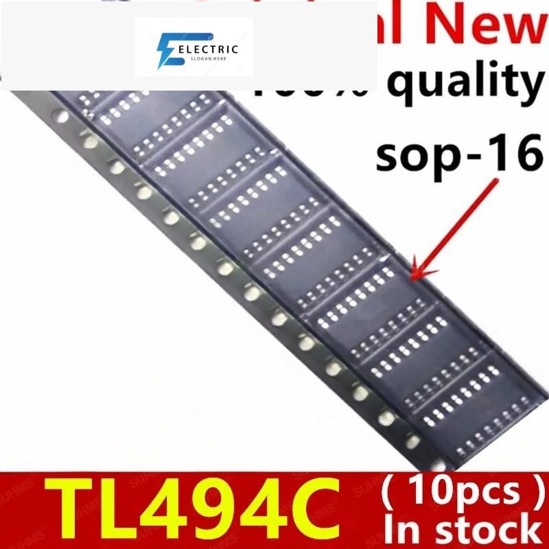 (10 ชิ้น) 100% ใหม่ TL494CDR TL494CD TL494C TL494 sop16
