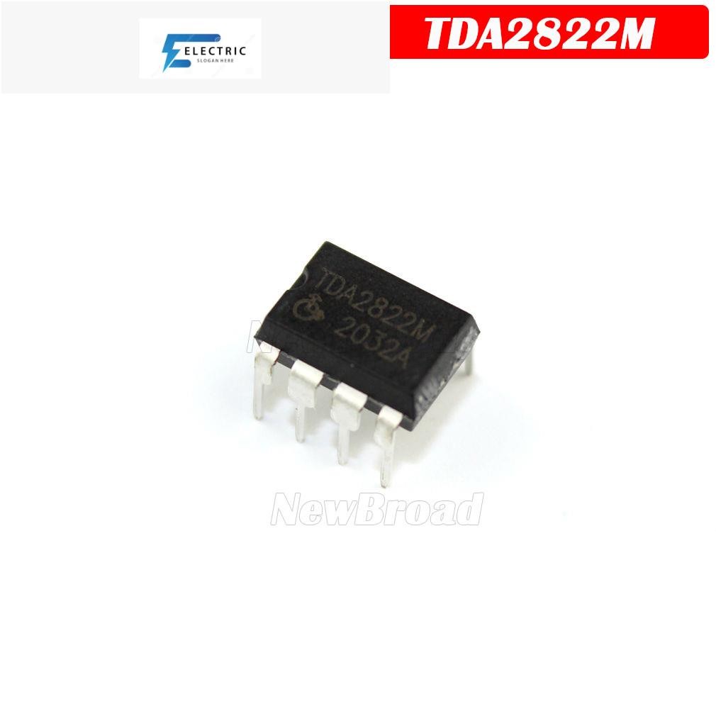 10PCS TDA2822M DIP8 TDA2822 DIP 2822M DIP-8 ใหม่และต้นฉบับ IC