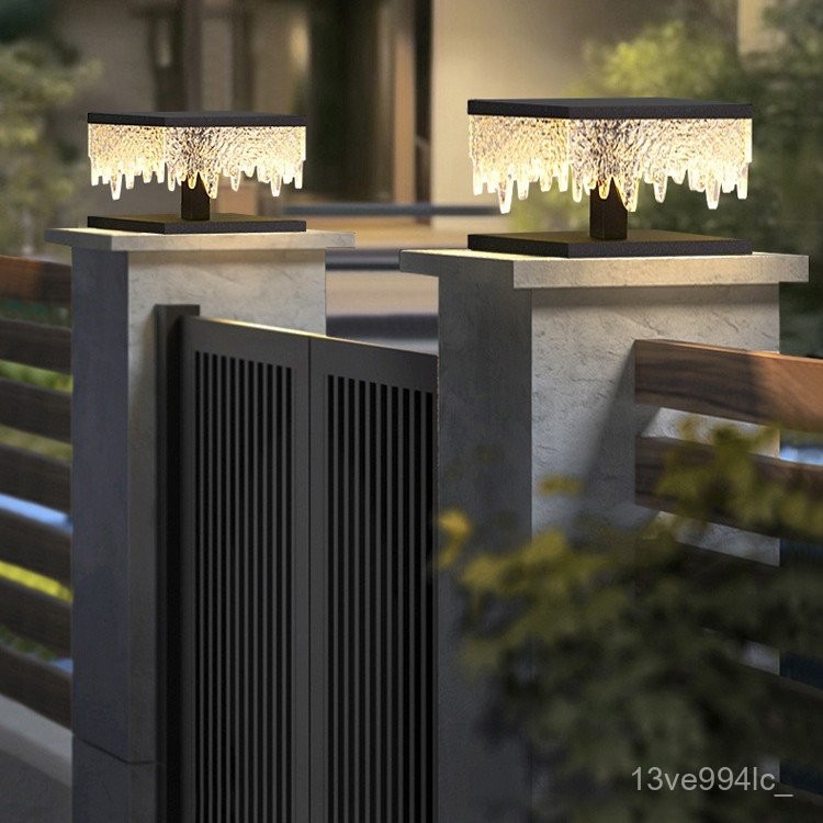 Villa Pillar Light Solar Pillar Light for Fence 9HIF