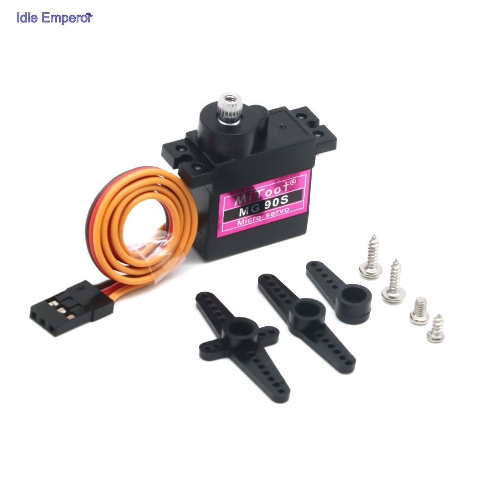 MG90S 9g Metal Gear Digital Micro Servos Upgraded SG90 For Vehicle Helicopter Boart Car Truck Buggy 