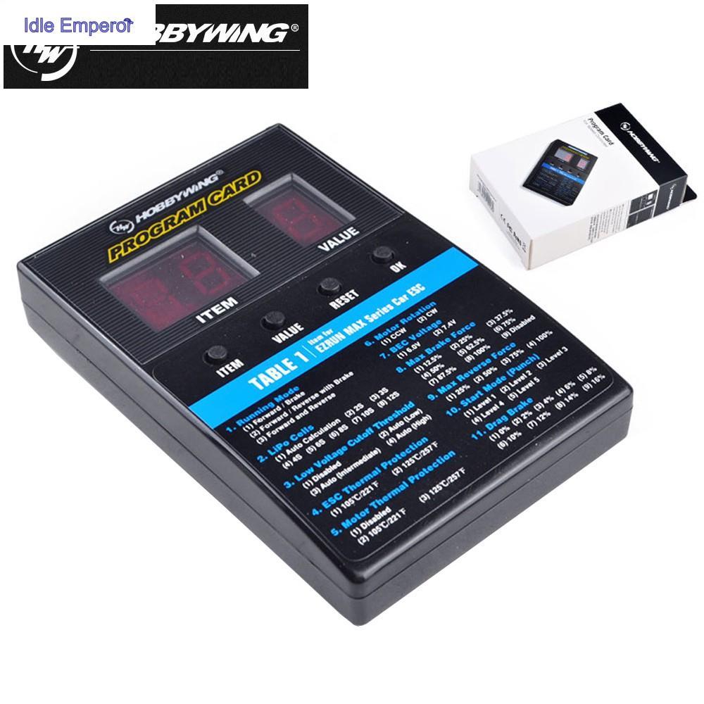 Hobbywing RC Car Program Card LED Program Box 2C Programm Card For XERUN / Flyfun Series Car Brushle
