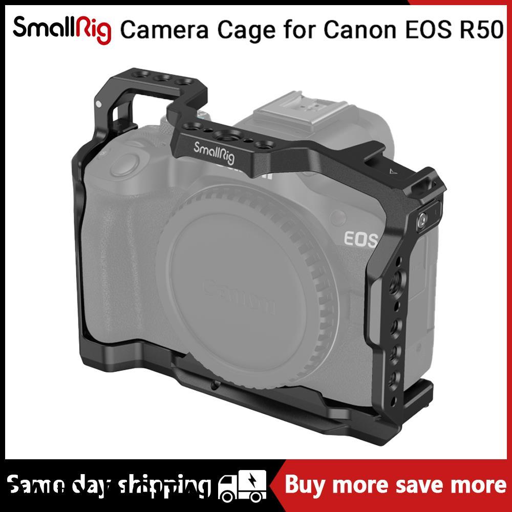 Smallrig กรงกล้อง ขนาดเล็ก สําหรับ Canon EOS R50 All-in-one 1/4 นิ้ว -20 รู ARRI 3/8 นิ้ว -16 รู เมา