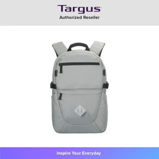 Targus Spring Back to School Backpack, Grey with raincover 16” (TBB66104GLR) สุดเท่ ใส่โน้ตบุ๊คและของครบ
