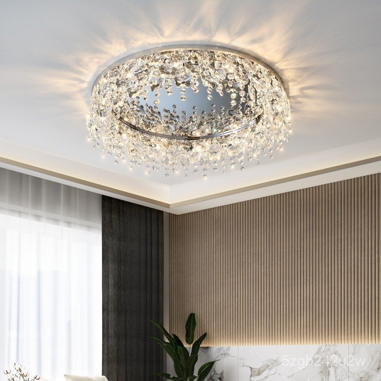 Ceiling Lamp Bedroom Lamp Master Bedroom2023New Year's Room Lamp Modern Simple Study Lamp Crystal La