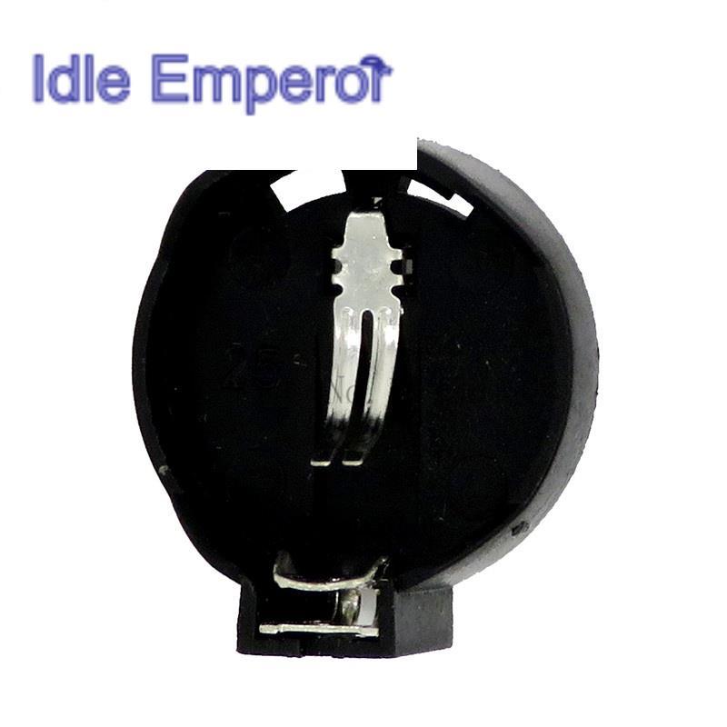 ซ็อกเก็ตแบตเตอรี่ 3V CR2025 CR2032 CR2032 2032 สีดํา 10 ชิ้น