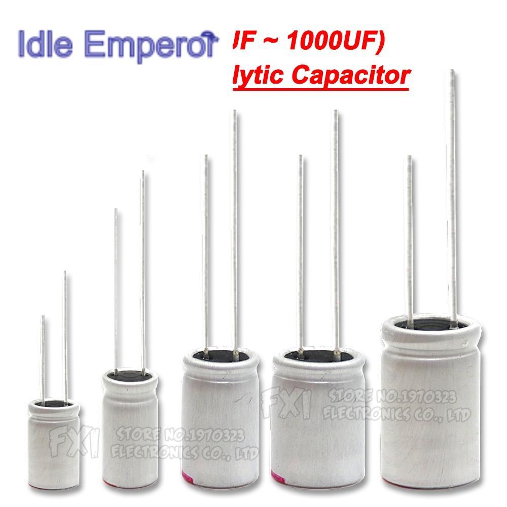 ตัวเก็บประจุไฟฟ้า 6.3V 10V 16V 25V 35V 50V 100UF DIP 150UF 220UF 270UF 330UF 470UF 560UF 680UF 820UF