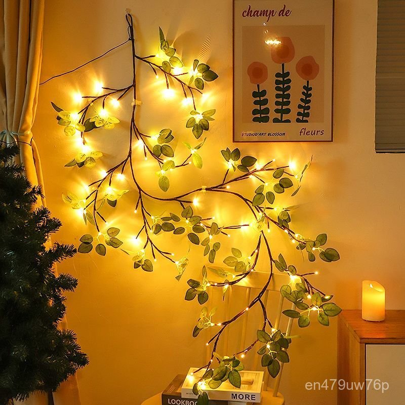 Tree Branch Rattan Lights Colorful Lights Flashing String Lights Internet Celebrity Room Bedroom Dec