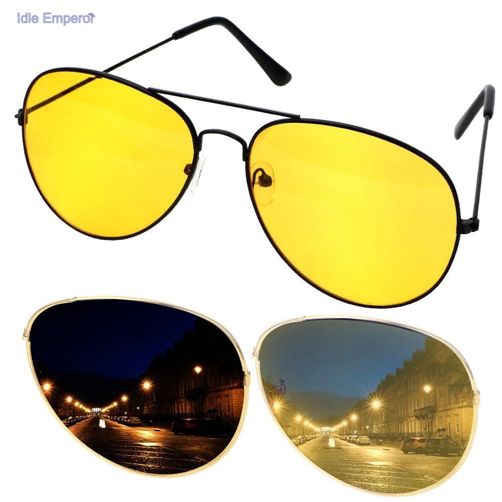 แว่นกันแดด Aviator, แว่นกันแดด, ฟิลเตอร์สีเหลืองโปร่งใส