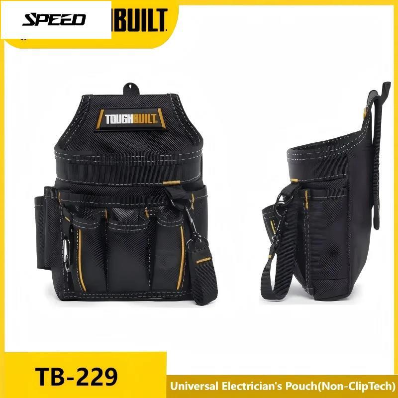 PMH-TOUGHBUILT TB-229 Universal ชุดช่างไฟฟ้าสวมใส่แบบพกพาเข็มขัดเบาะสายคล้องไหล่กระเป๋าเครื่องมือ