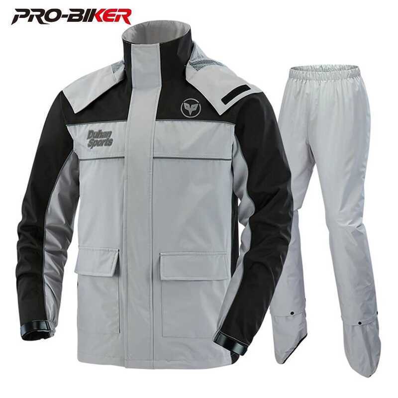 DUHAN เสื้อชูชีพกันฝนสำหรับมอเตอร์ไซค์ เหมาะสำหรับทั้งผู้ชายและผู้หญิง ป้องกันน้ำได้ดี