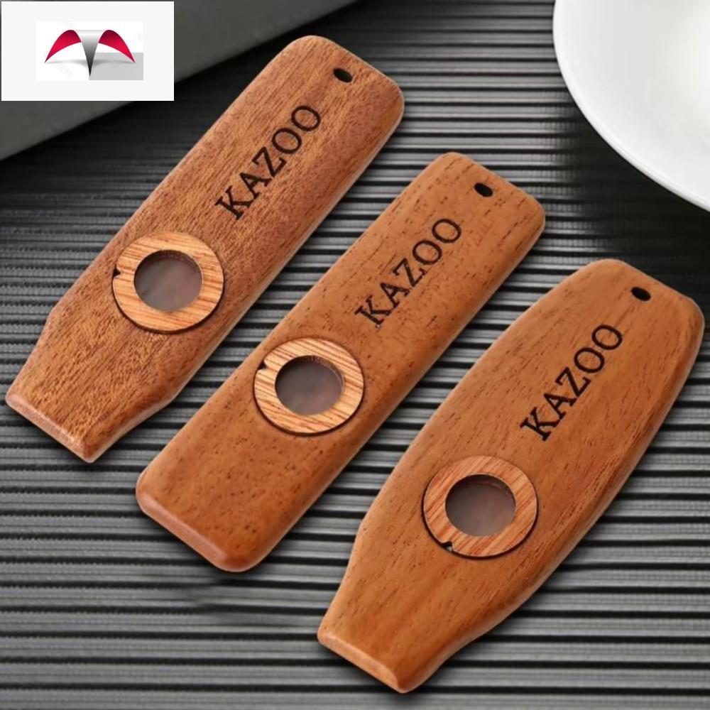 ไม้ Kazoo, พร้อม Lanyards ไม้น้ําหนักเบารองรับ Kazoo, Professional Performce หลายสีเรียนรู้ได้อย่างง