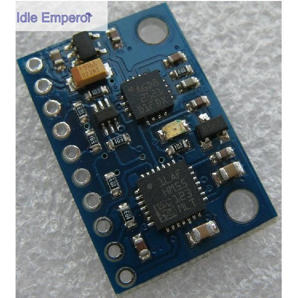 โมดูล GY-82 เข็มทิศอิเล็กทรอนิกส์เก้าแกน ไจโรสโคป เครื่องวัดความเร่ง LSM303DLH+L3G4200D