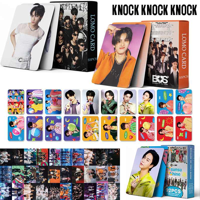 Knock KNOCK KNOCK การ์ด LOMO Bus เพราะคุณ I Shine อัลบั้ม TRANSFORMER การ์ด Sunsu X Bus พร้อมสติกเกอ