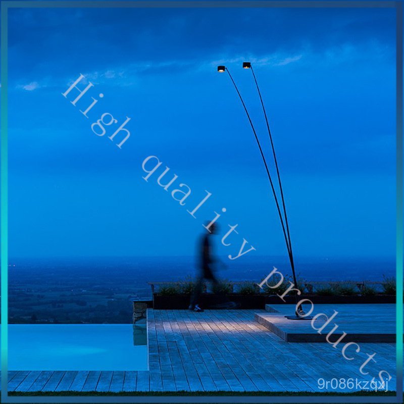 Outdoor Waterproof High Pole Floor Standing Garden Light Waterproof Lawn Light Park Landscape Light 