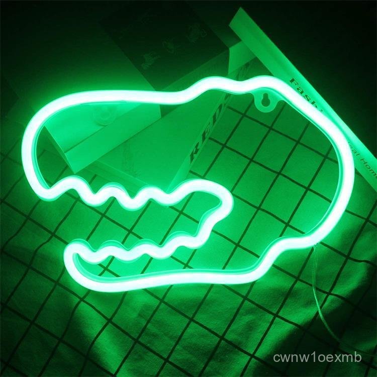 New led Neon Dinosaur Light Indoor Decorative Light Hanging Neon Light USB Dual-use battery 2SEF