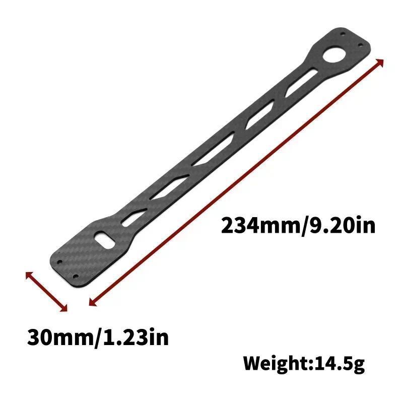 คาร์บอนไฟเบอร์ที่สองแผ่นสําหรับ Tamiya TT02 TT02B Tt-02 Tt-02B 1/10 RC รถอะไหล่อัพเกรดอุปกรณ์เสริม
