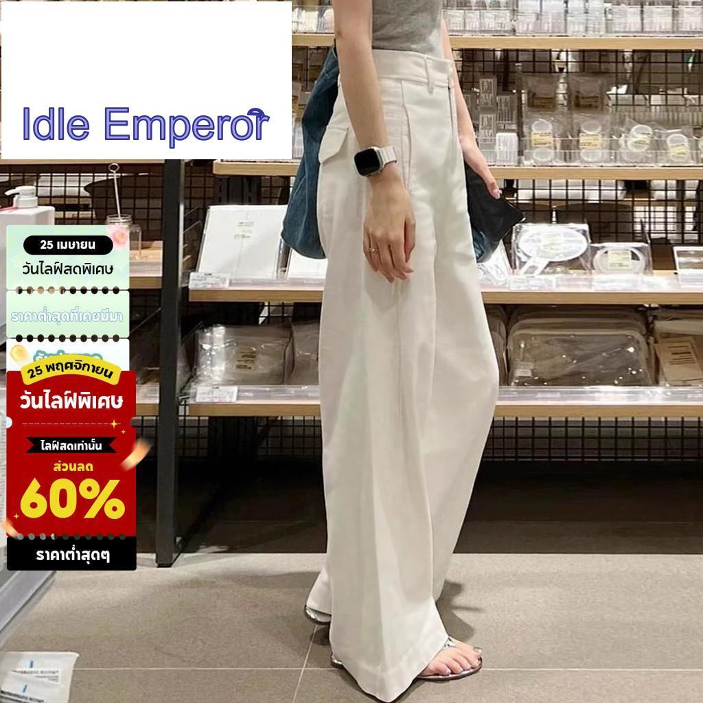 Lovito กางเกงลําลองกางเกงกระเป๋าธรรมดาสําหรับผู้หญิง LNA66434