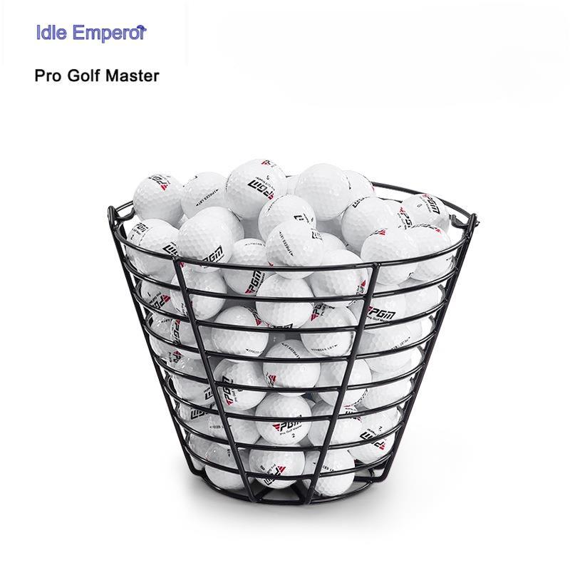 PGM QK001กอล์ฟตะกร้าอเนกประสงค์กรอบตะกร้าสามารถถือ100ลูกปฏิบัติแบบพกพาบอลกรอบป้องกันการกัดกร่อนสนิม