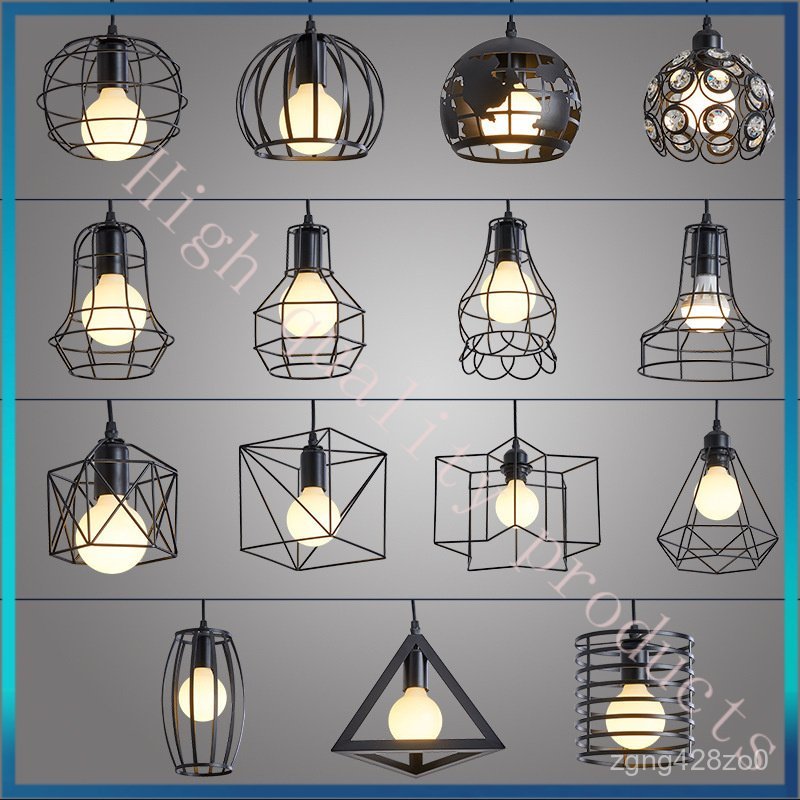 Nordic Small Pendant Light Bedside Lamp Restaurant Three-Head Simple Modern Bedroom Corridor Balcony