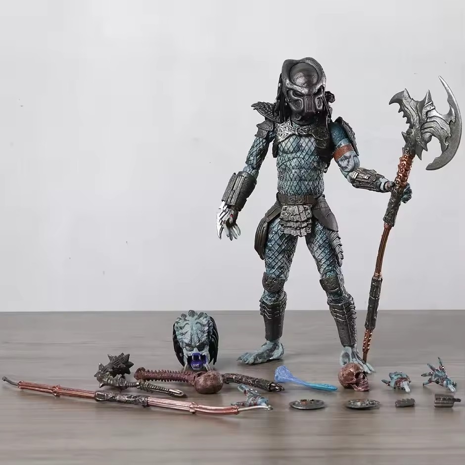 NECA Predator 2 Ultimate Warrior Predator Super Action Figure ของเล่นโมเดล