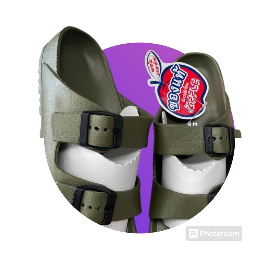 Red Apple 2562 รองเท้าแตะแบบสวม ยี่ห้อ เรดแอฟเปิ้ล รุ่น AP-BG2562 size 36-45 ส่งด่วน