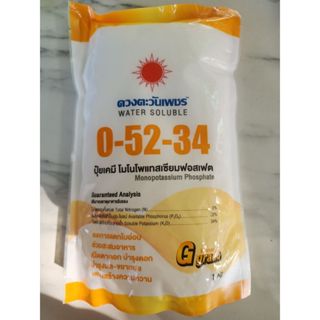 0-52-34 ดวงตะวันเพชร 1 ก.ก. เปิดตาดอก กดใบอ่อน